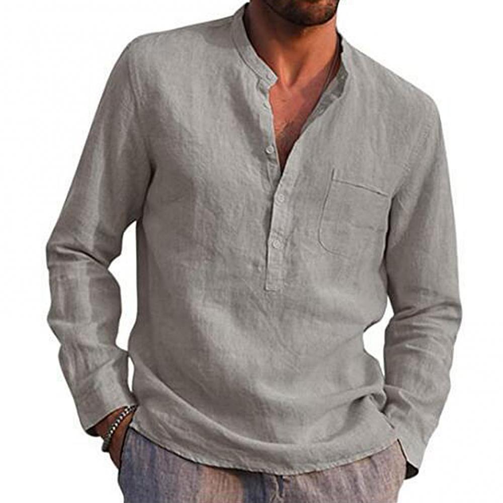 HARRISON - Casual herenoverhemd met lange mouwen