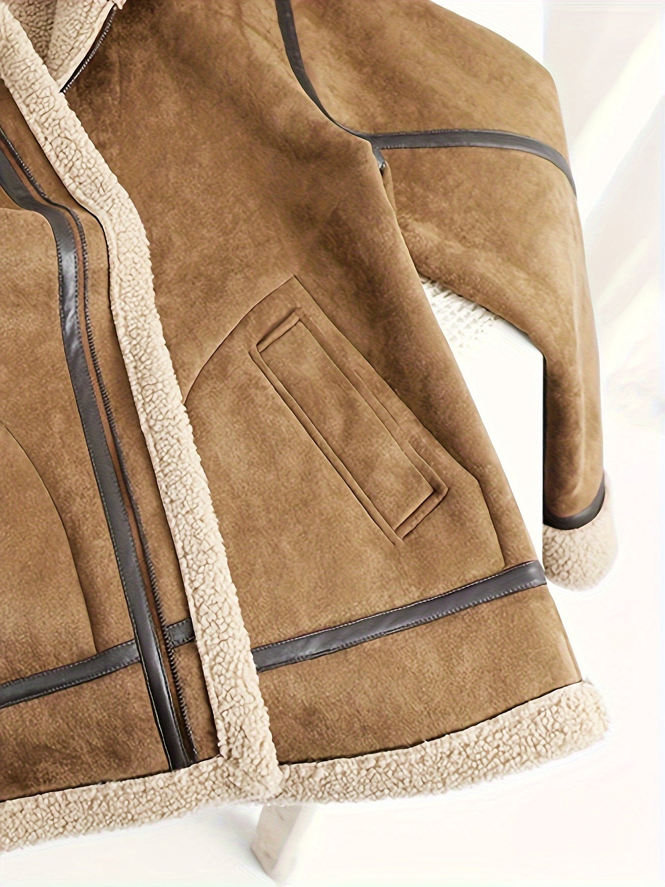 DANTE - Warme herenshearling jas met luxe uitstraling
