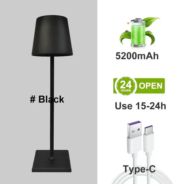 GlowForma - Draagbare Aluminium Dimbare Tafellamp