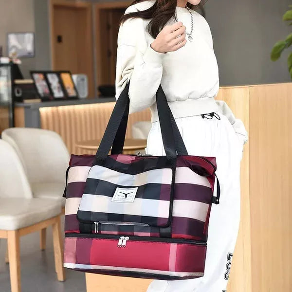 Grote stijlvolle reistas voor dames – Avyana TravelTote - Glamorix