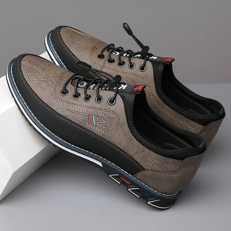 Handgemaakte leren herenschoenen met klassieke afwerking – ValdenCraft Oxford - Glamorix
