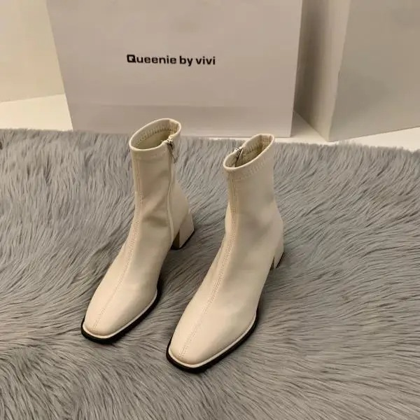 DORETTA - Leren dames Chelsea boots met antislip zool