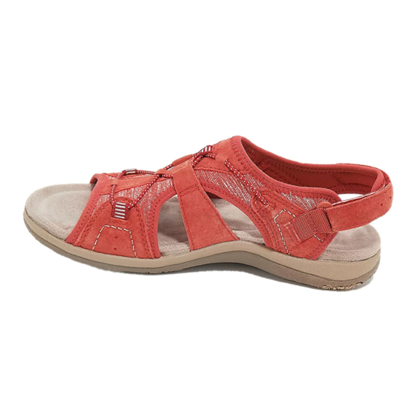Elegante dames sandalen met zachte zool en stikseldetail – Liora SoftStep - Glamorix