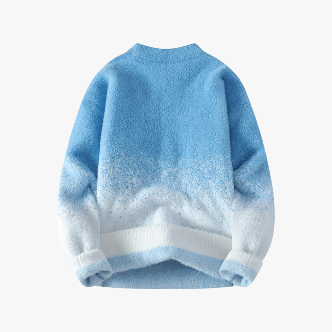 Oversized heren trui met kleurverloop en relaxed design – DRAEVEN - Glamorix