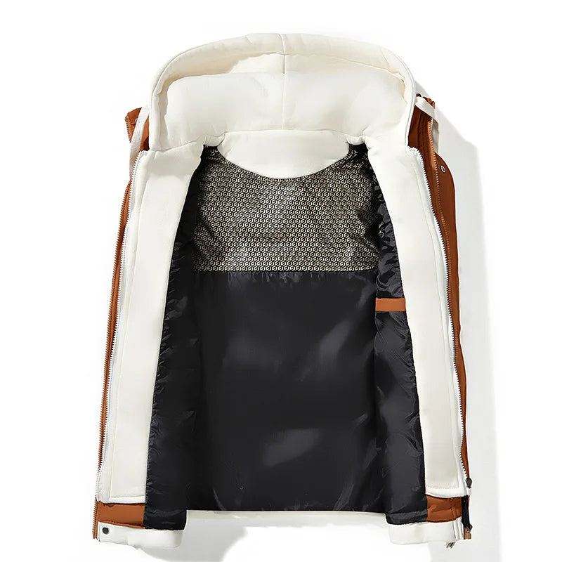 LIAM – Gewatteerde heren bodywarmer met capuchon - Glamorix