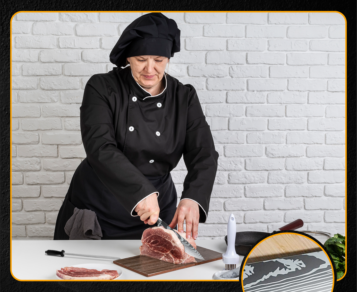 CHEFMASTER - Professionele Japanse messenset voor ultieme precisie