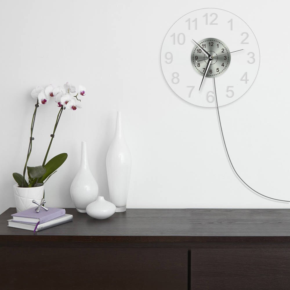 LUMICLEAR - Verlichte acryl wandklok voor een moderne uitstraling