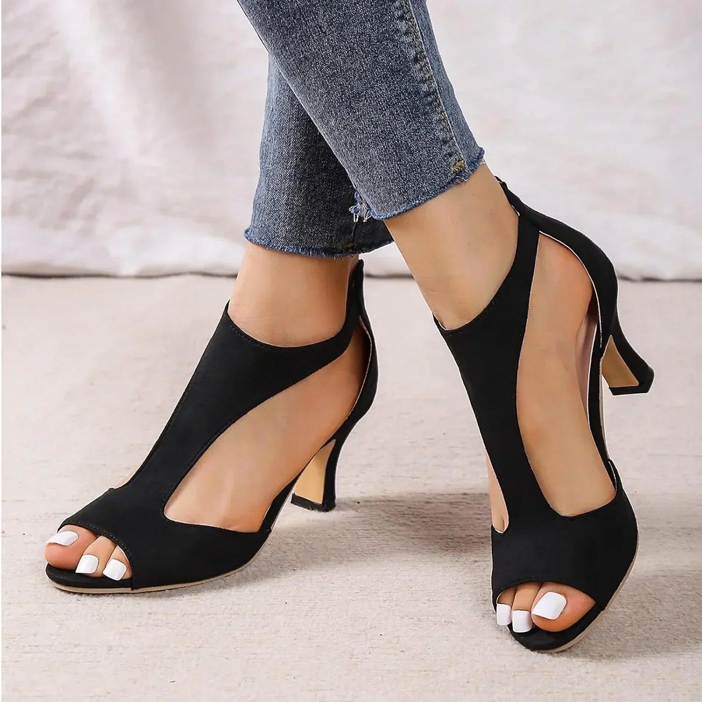 Orthopedische dameshakken met elegant design en ultiem comfort – ELEVANA HEEL - Glamorix
