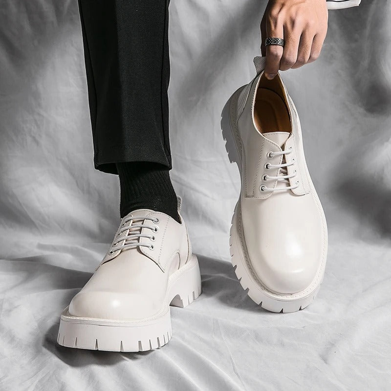 SPENCER - Heren veterschoenen met robuuste zool en tijdloze stijl