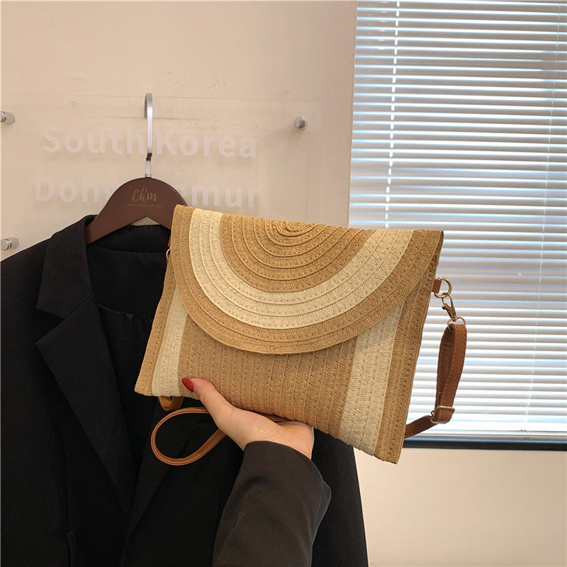 Handgemaakte geweven strandtas voor dames – Solenya BeachWeave - Glamorix