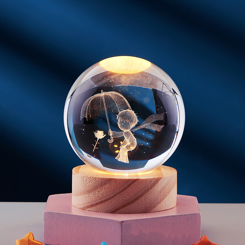 Sfeervolle 3D nachtlamp met elegant design en kleurverlichting – LUNOVA DreamGlow - Glamorix