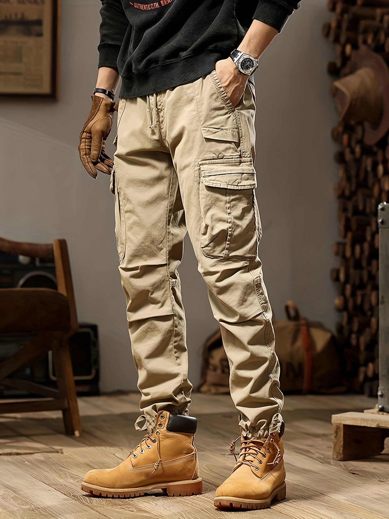 RYDER - Tactische utility cargo broek voor heren