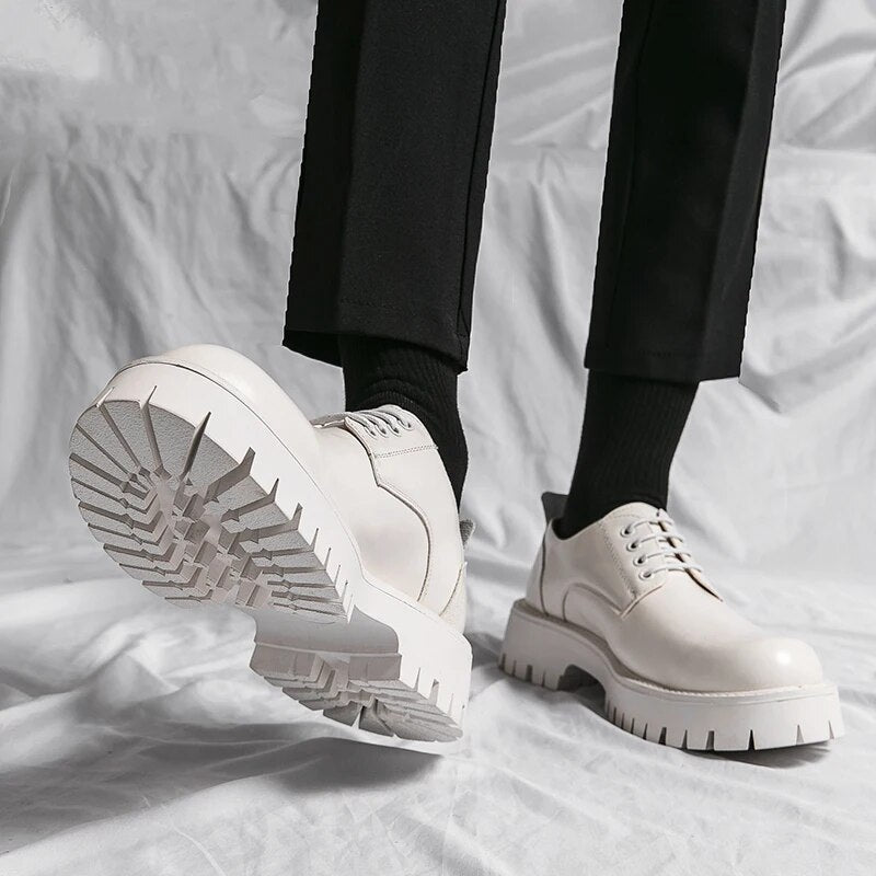 SPENCER - Heren veterschoenen met robuuste zool en tijdloze stijl