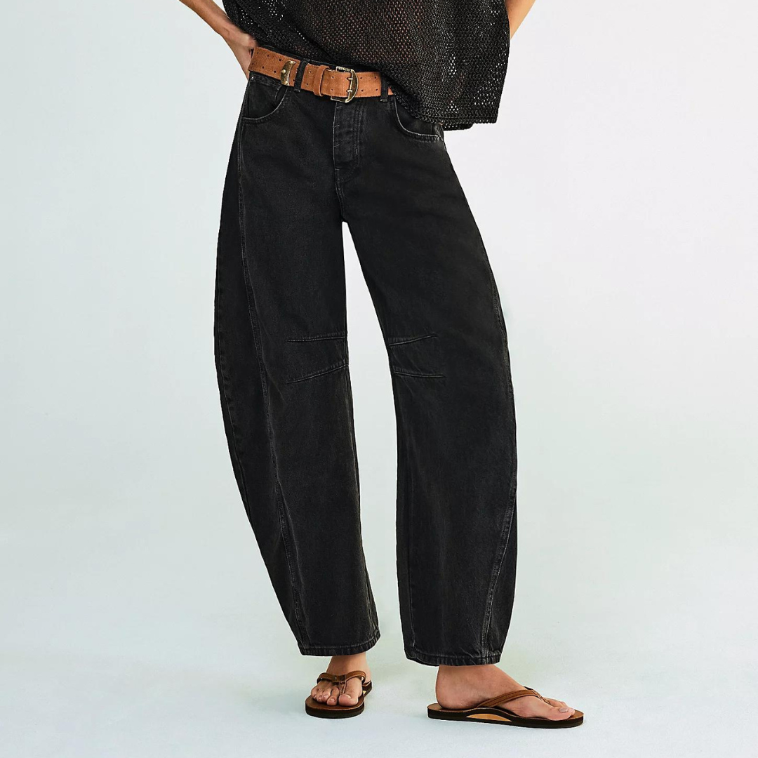 Dames jeans met rechte pijp en comfortabele pasvorm – RENZA STRAIGHT - Glamorix