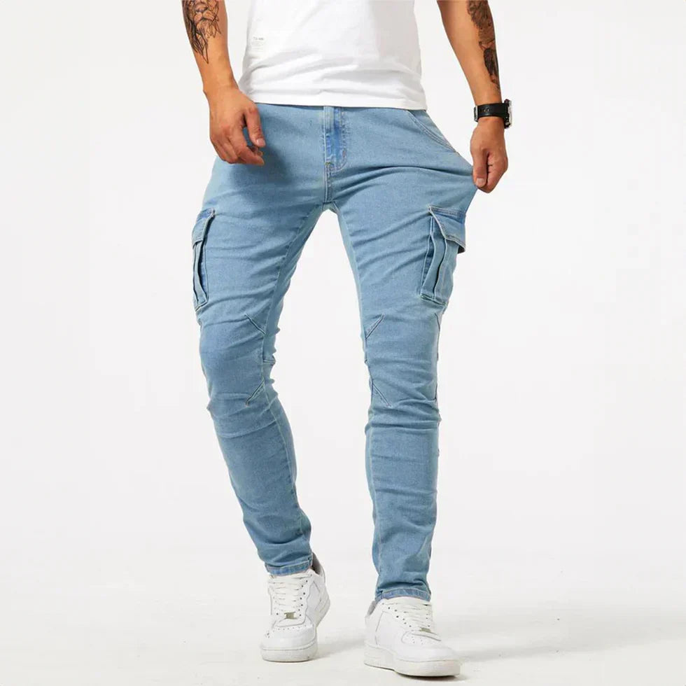 RYDER - Slim-fit cargo jogger broek voor heren