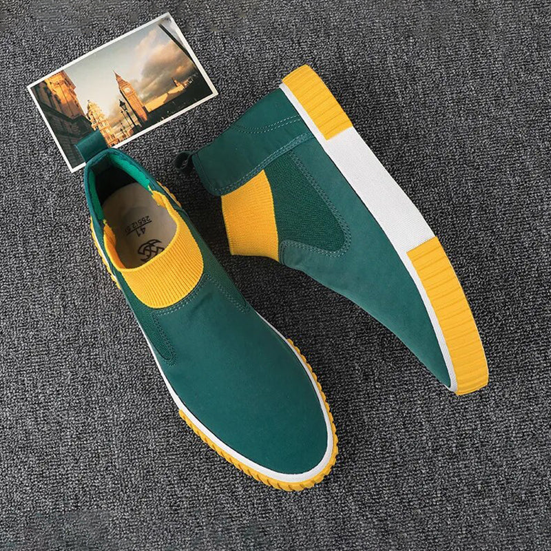 Heren instapsneakers met flexibele zool – LORENZO FLEX - Glamorix