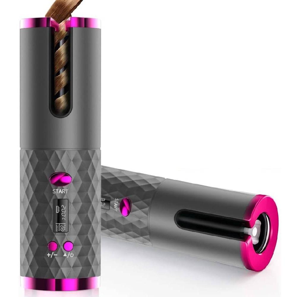 Draadloze automatische krultang met tourmaline keramische barrel – CURLÉA PRO - Glamorix