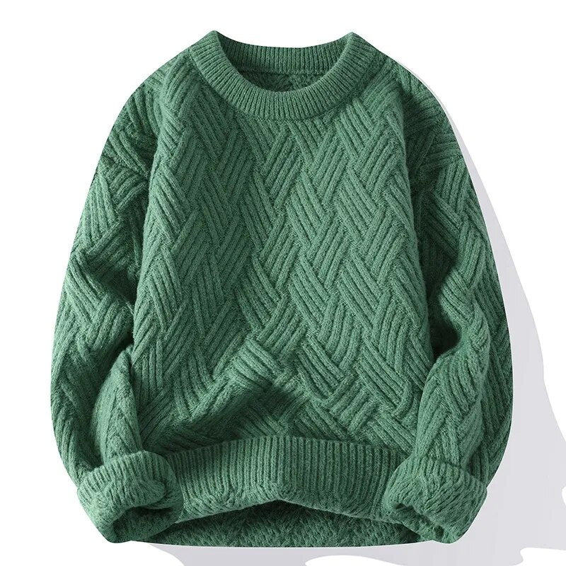 FINLEY - Cosy gebreide kabeltrui voor een tijdloze unisex stijl