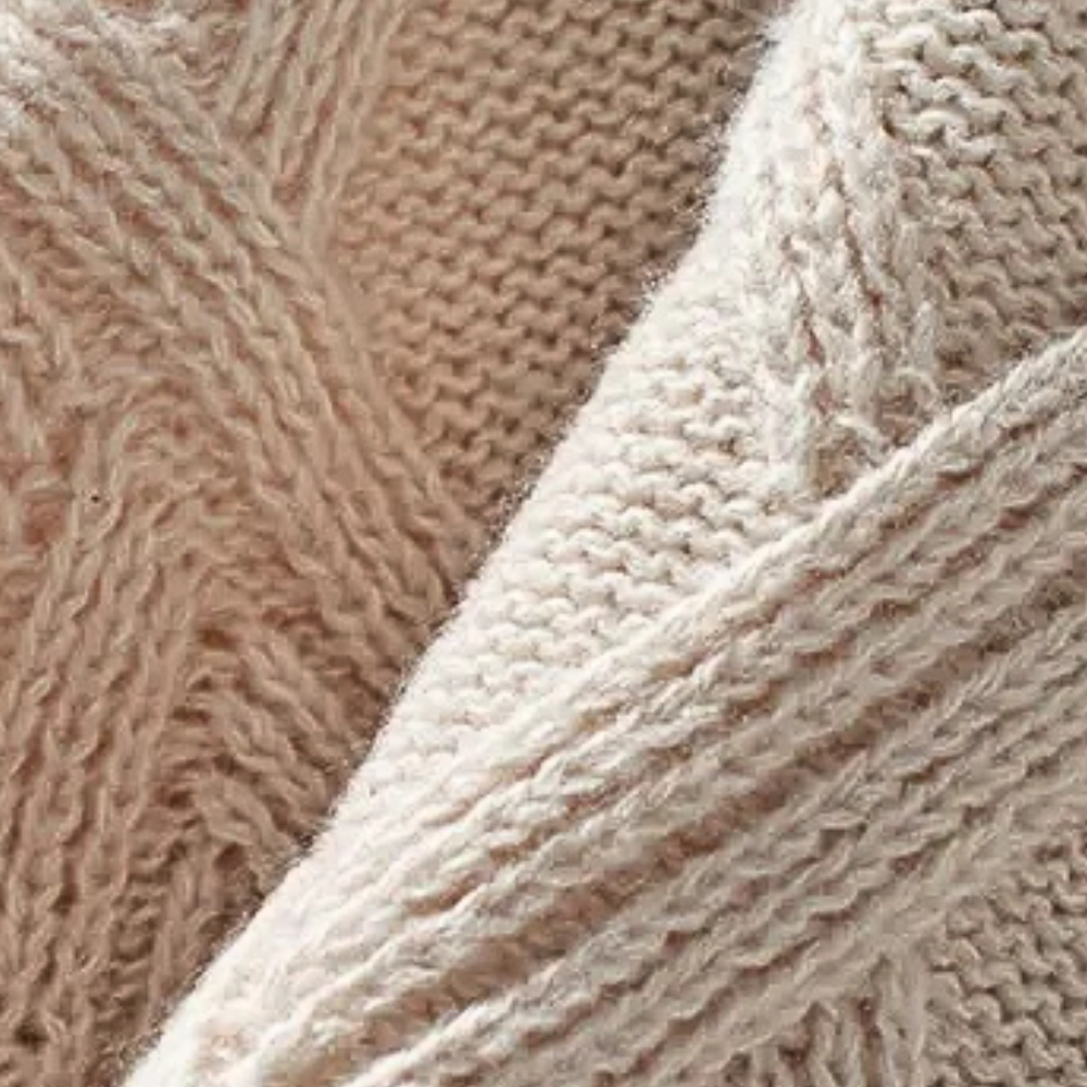 Zachte dames kabeltrui met tijdloze look – ÉLANORA - Glamorix