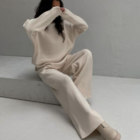 AMARA - Relaxed fit tweedelige loungeset voor dames