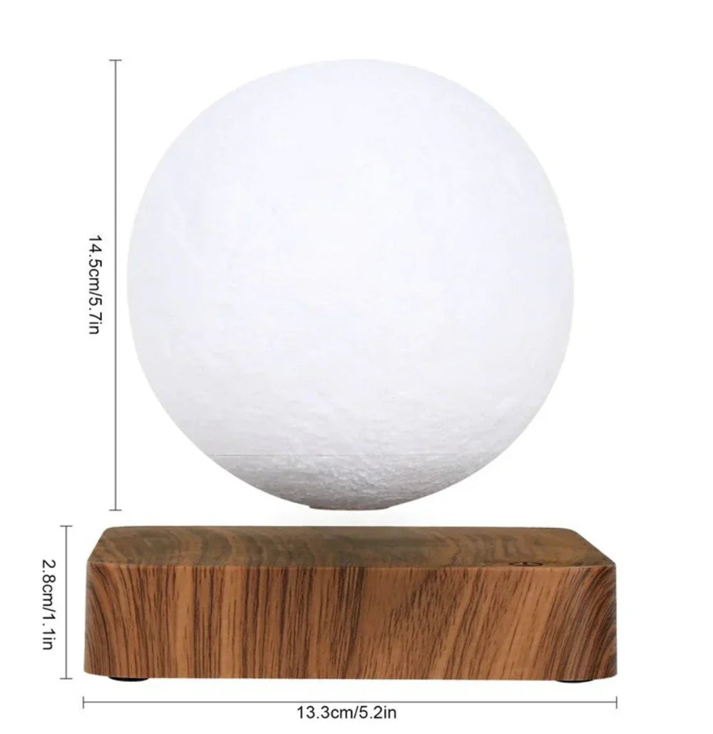 CelestiaGlow Maanlamp – Magisch zwevende maanlamp met warm LED-licht en magnetische zweeftechniek