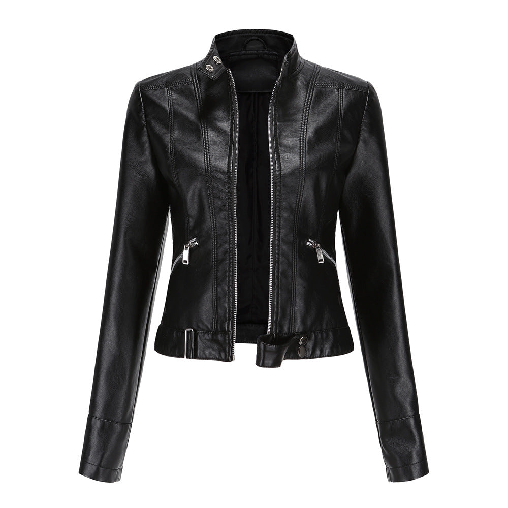 ZARAH - Stijlvolle faux-leren motojas voor dames