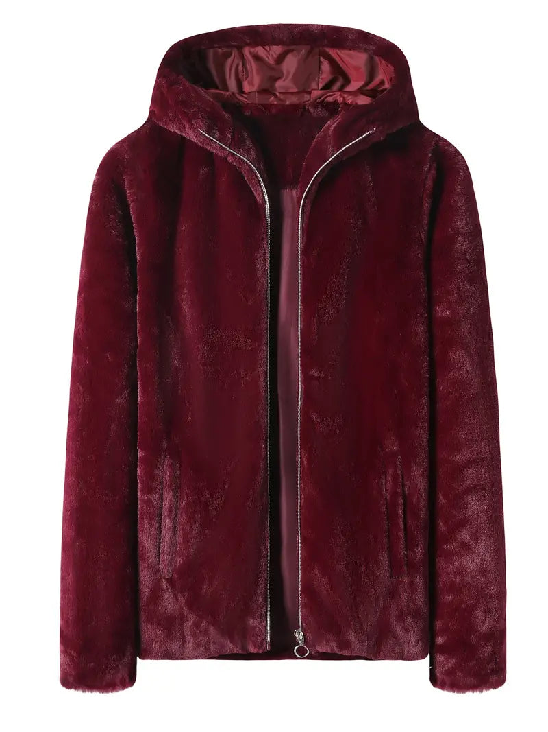 MAXIM - Luxe heren winterjas met imitatiebont
