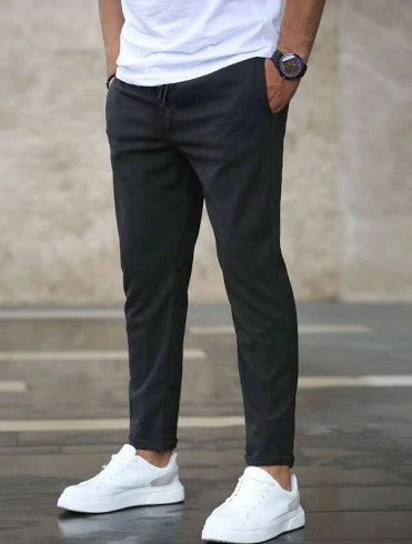 Slim fit heren jogger met sportieve look en ultiem comfort – AxelCore Jogger - Glamorix