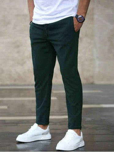 Slim fit heren jogger met sportieve look en ultiem comfort – AxelCore Jogger - Glamorix