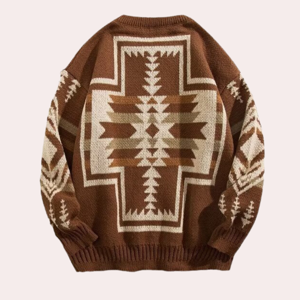 Los gebreide heren trui met casual pasvorm – MAERON - Glamorix