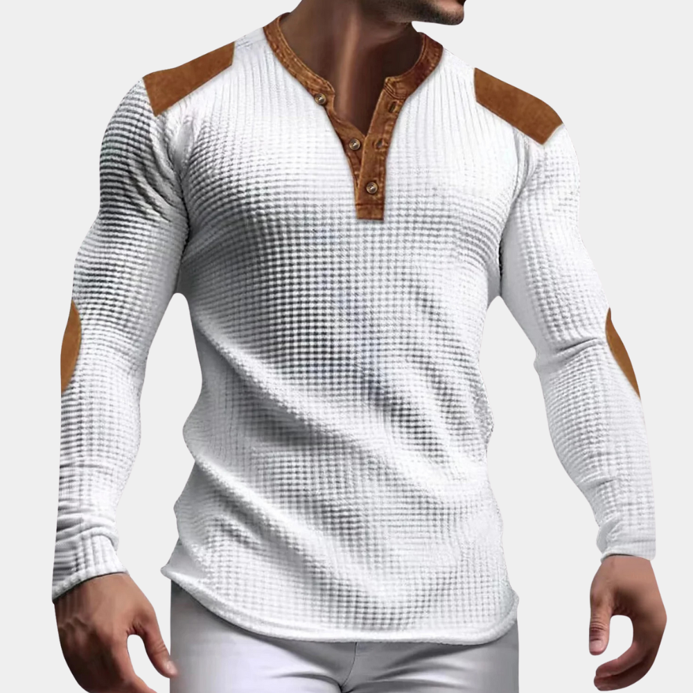 Comfortabele heren vrijetijdstrui met casual pasvorm – RAYNOR - Glamorix
