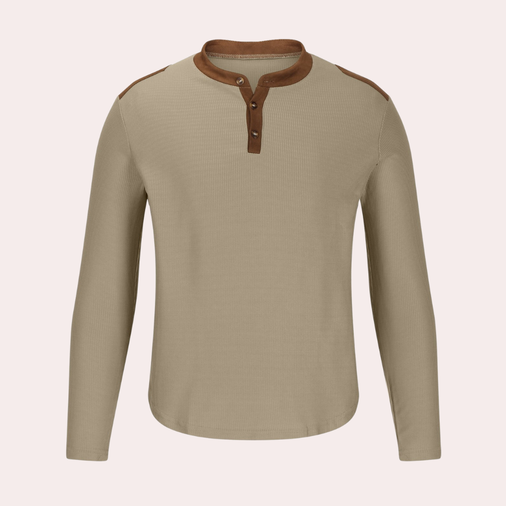 Comfortabele heren vrijetijdstrui met casual pasvorm – RAYNOR - Glamorix