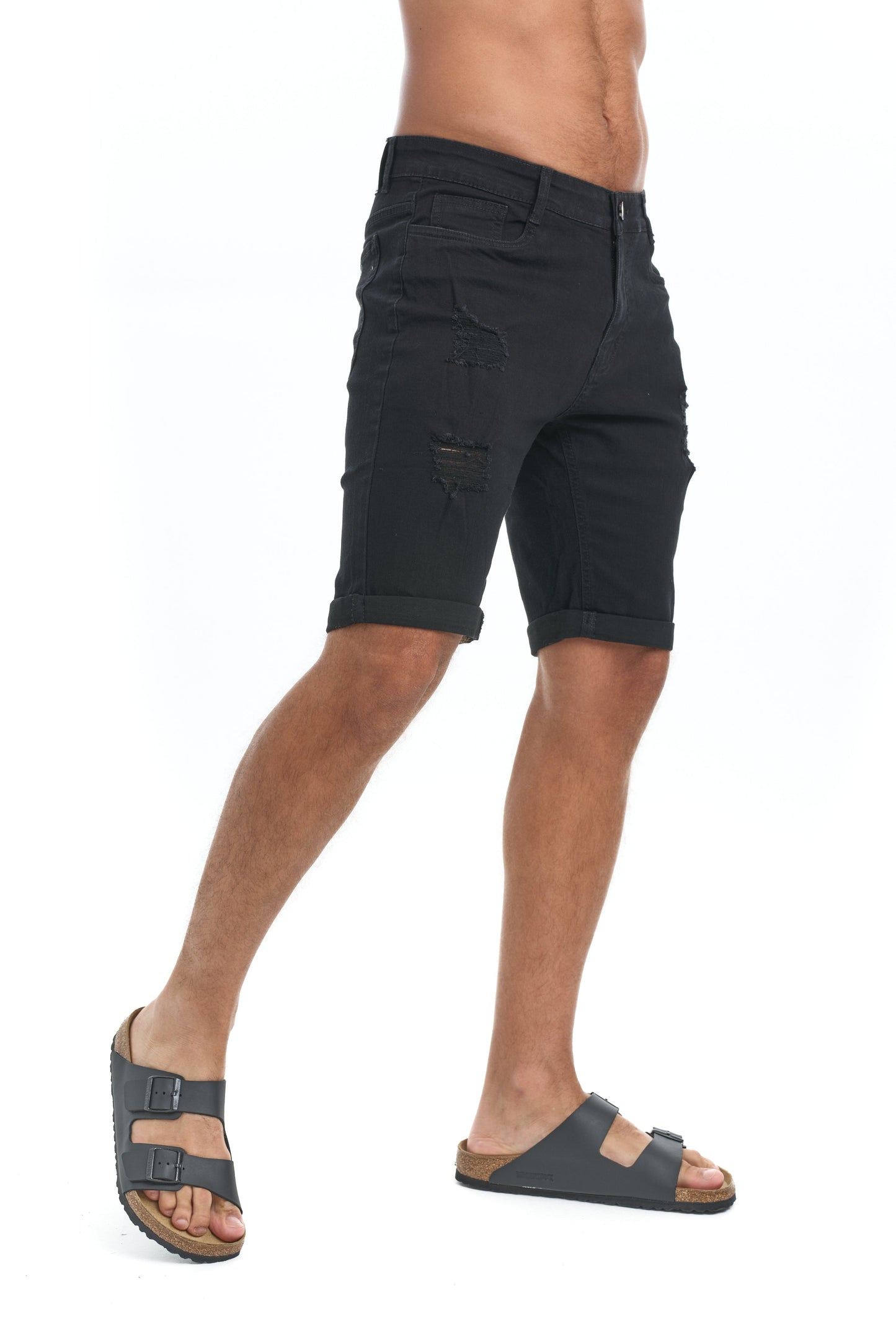 HUDSON - Verweerde denim shorts voor een stoere, casual look