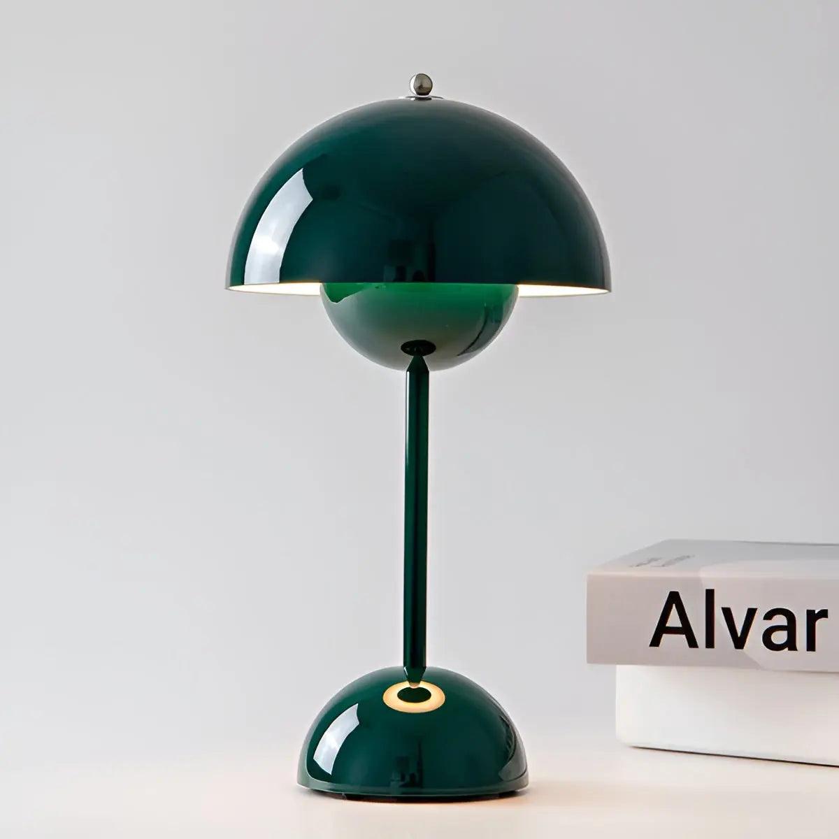 Moderne tafellamp met matte lichtdiffusie en strak design – LUMIVIA FrostGlow - Glamorix