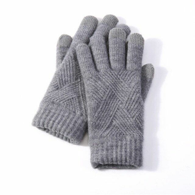 ELARA - Warme gebreide handschoenen voor dames