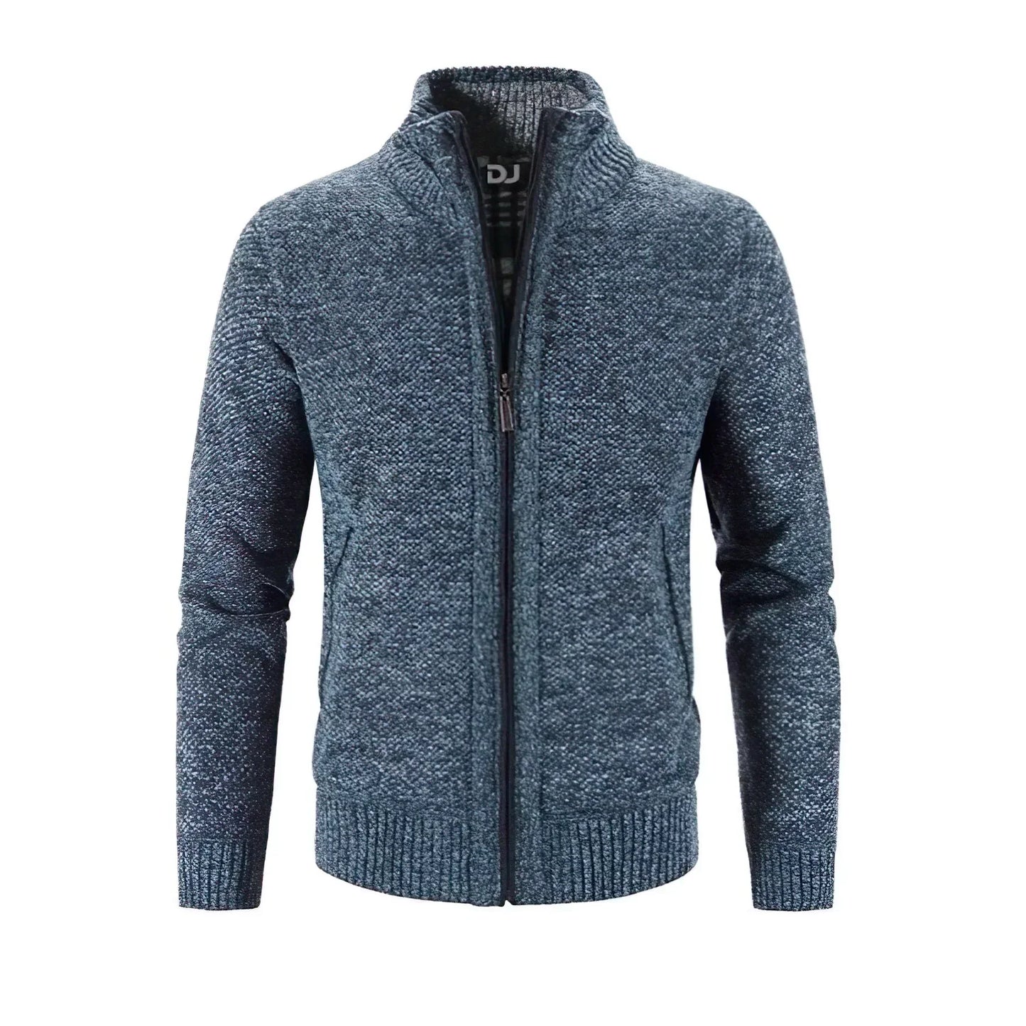 ARTHUR - Gebreid herenvest met rits en tijdloze stijl