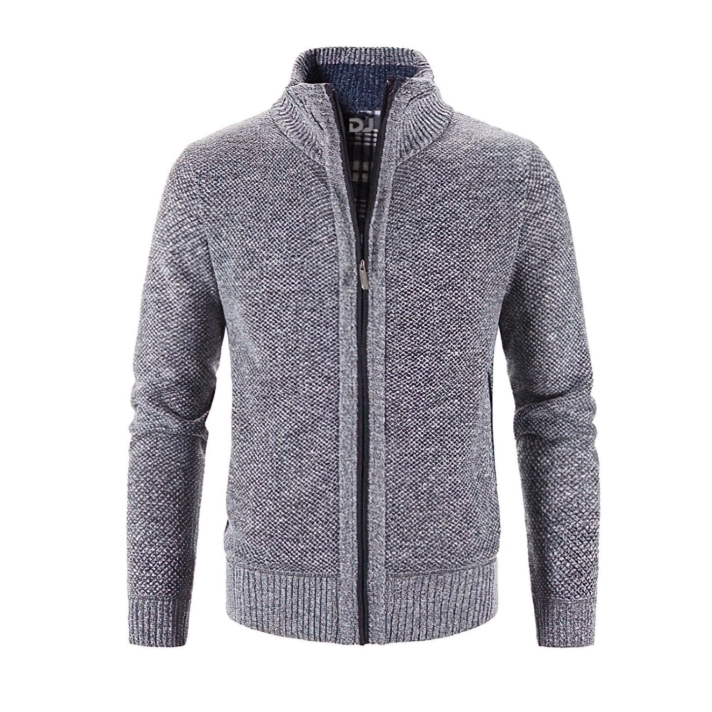 ARTHUR - Gebreid herenvest met rits en tijdloze stijl