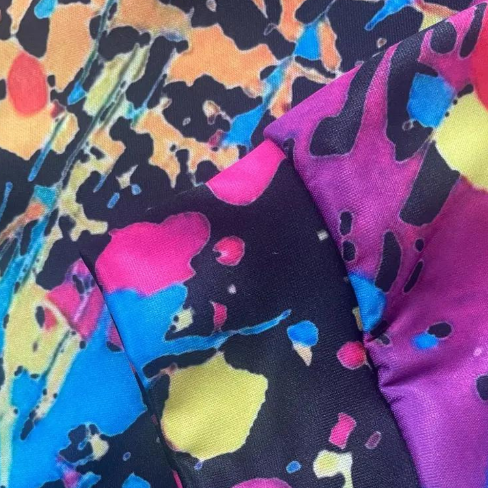 Tweedelige herenset met kleurrijke print voor zomer en vrije tijd – KALVYN - Glamorix