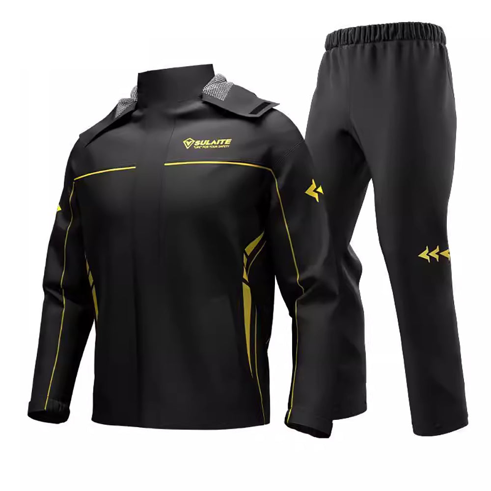 Reflecterend regenpak met opbergtas voor outdoor activiteiten – VISTRA RAINGUARD - Glamorix