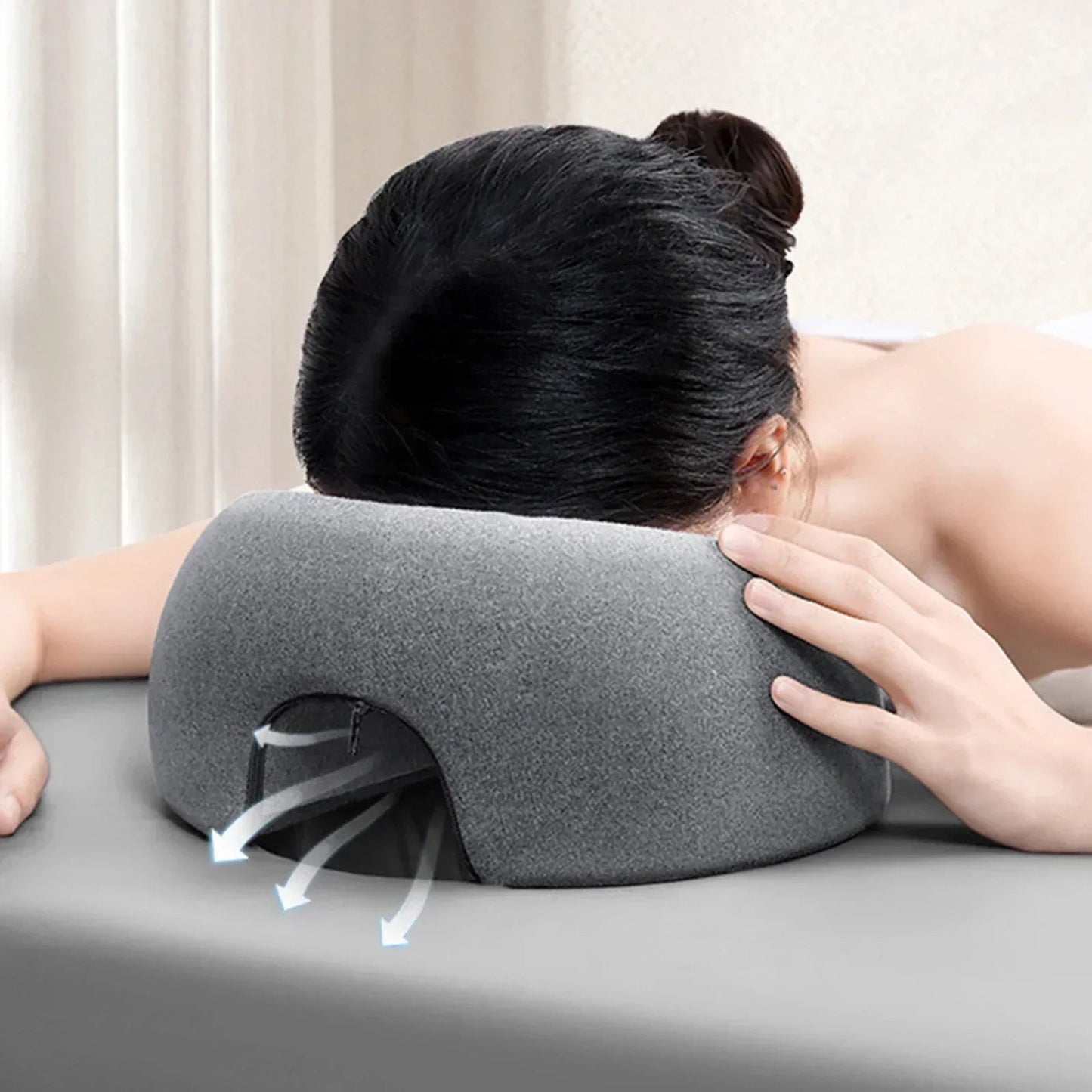 Ergonomisch memory foam kussen voor saloncomfort – CONTOURREST LUXE - Glamorix