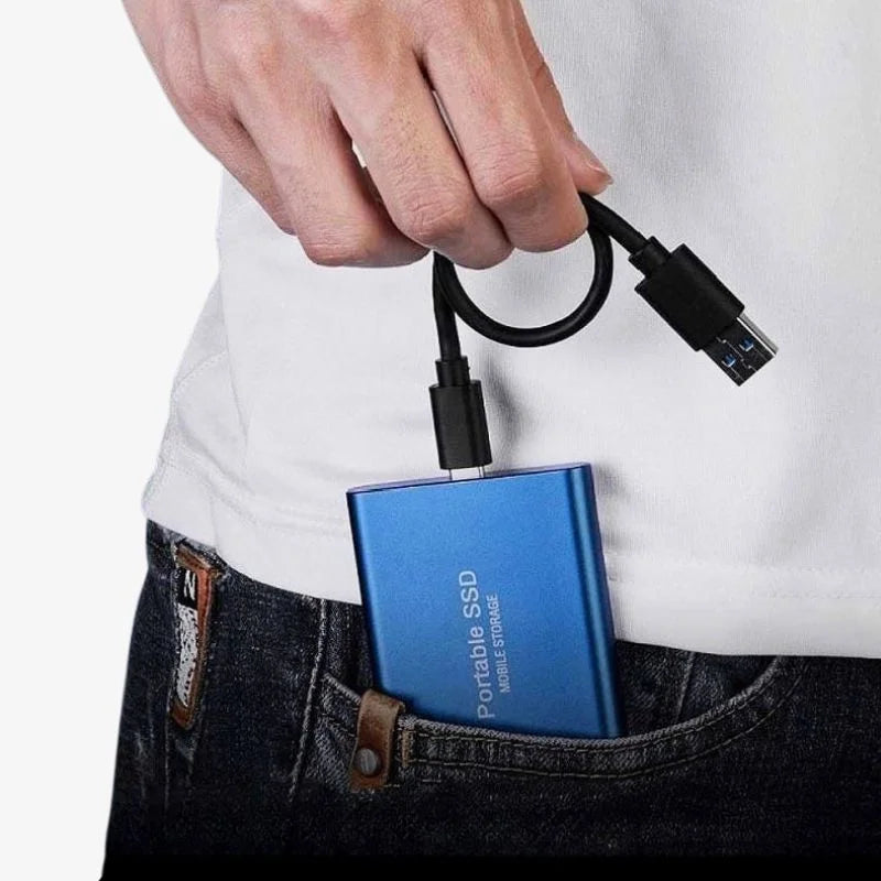 Draagbare externe SSD met aluminium behuizing – VELOX SSD - Glamorix