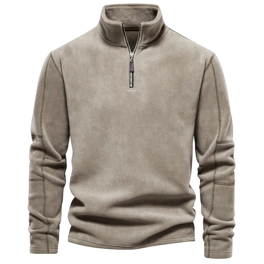 OLIVER - Heren half-zip fleece trui voor warmte en comfort