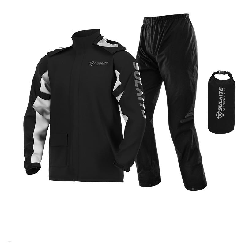 Reflecterend regenpak met opbergtas voor outdoor activiteiten – VISTRA RAINGUARD - Glamorix