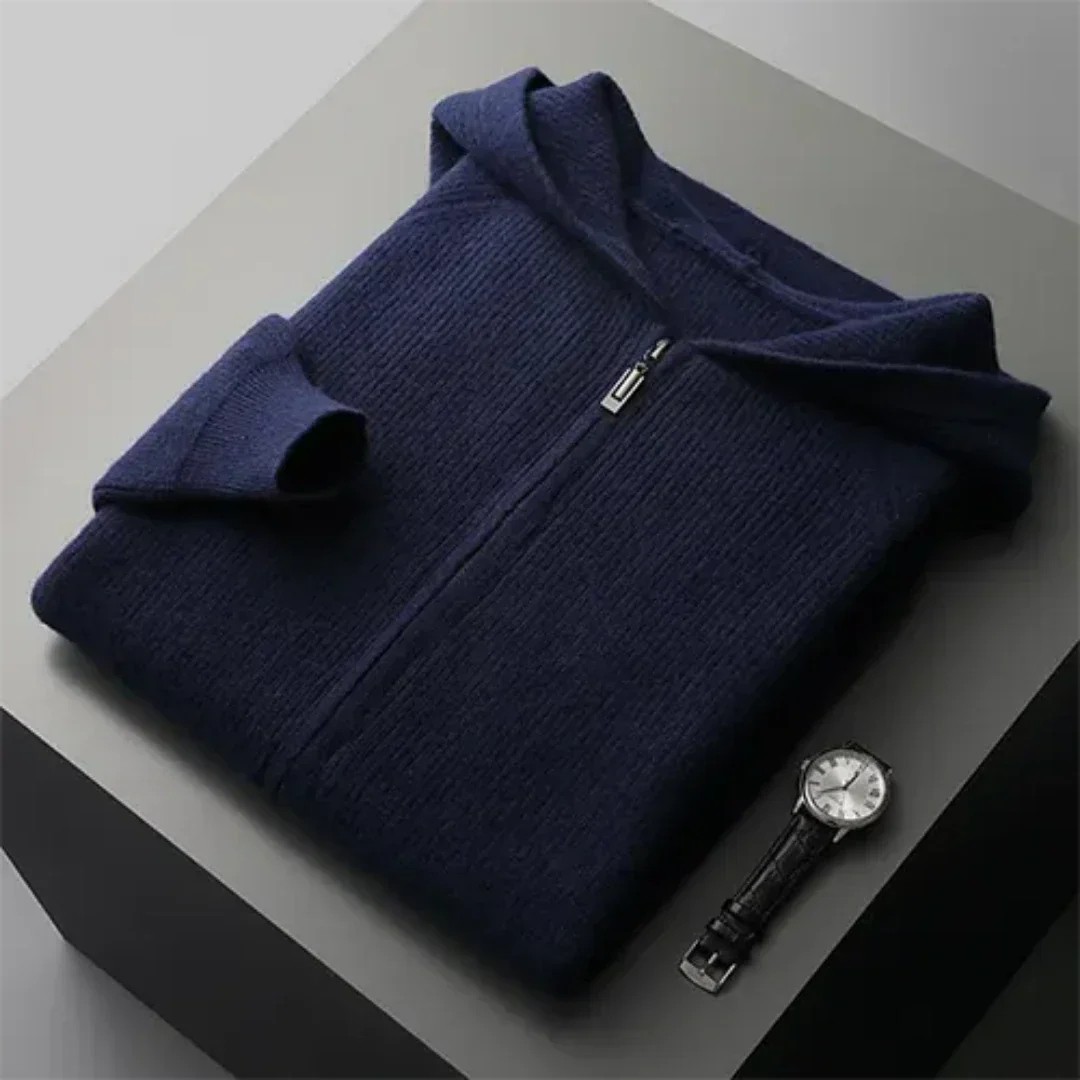 ZIPHOOD - Comfortabele Kapuzenpullover met Rits voor Heren