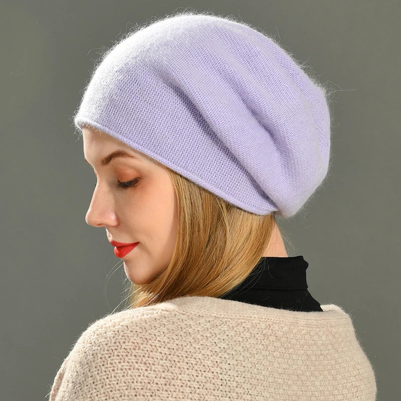 YASMINE – Gebreide dames beanie met zachte fit - Glamorix