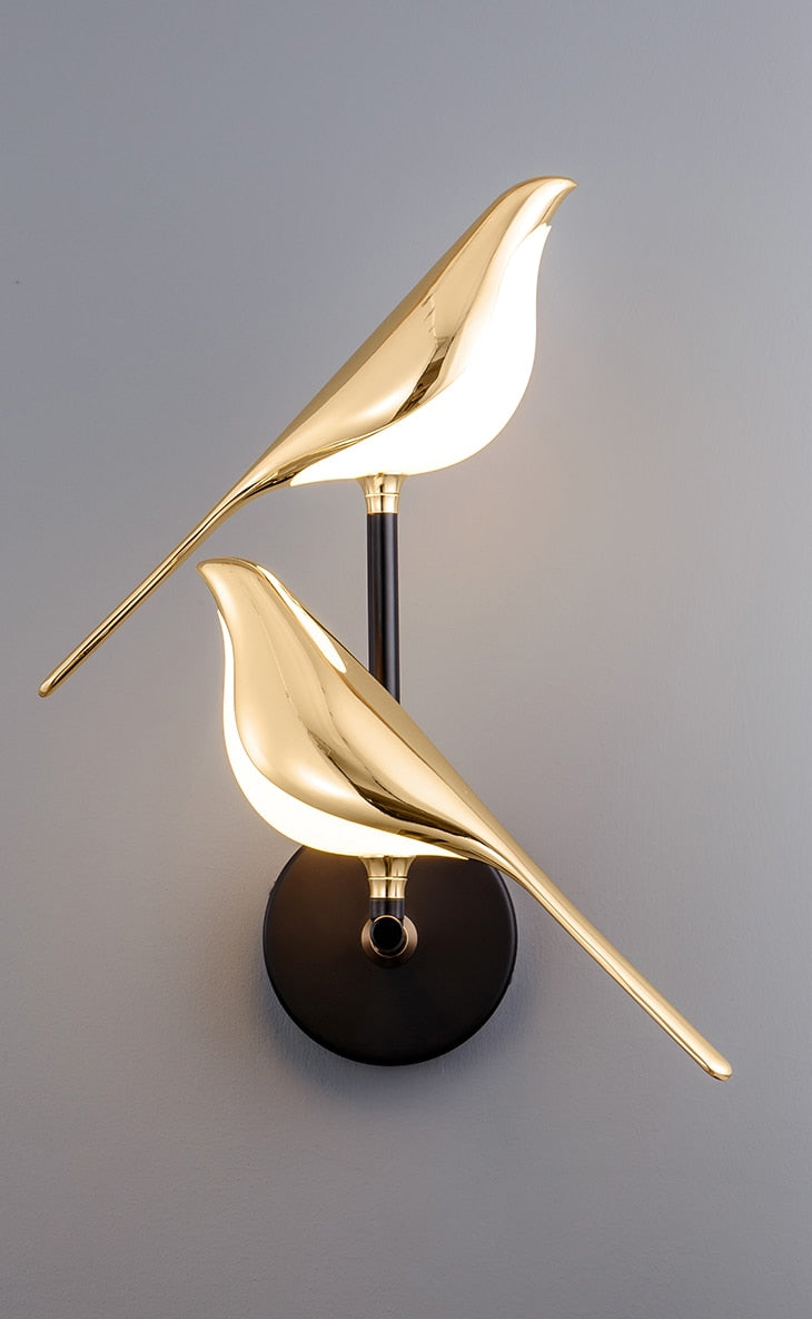 Moderne LED wandlamp in vogelvorm voor sfeervolle accenten – LUMAVI BirdLight - Glamorix