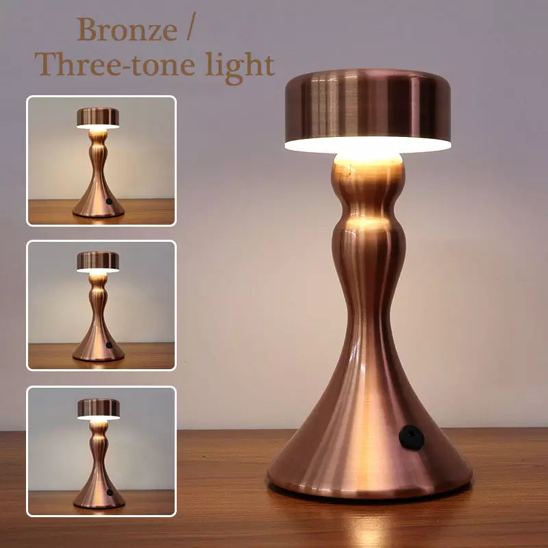 LUMINA - Elegante metalen draadloze tafellamp