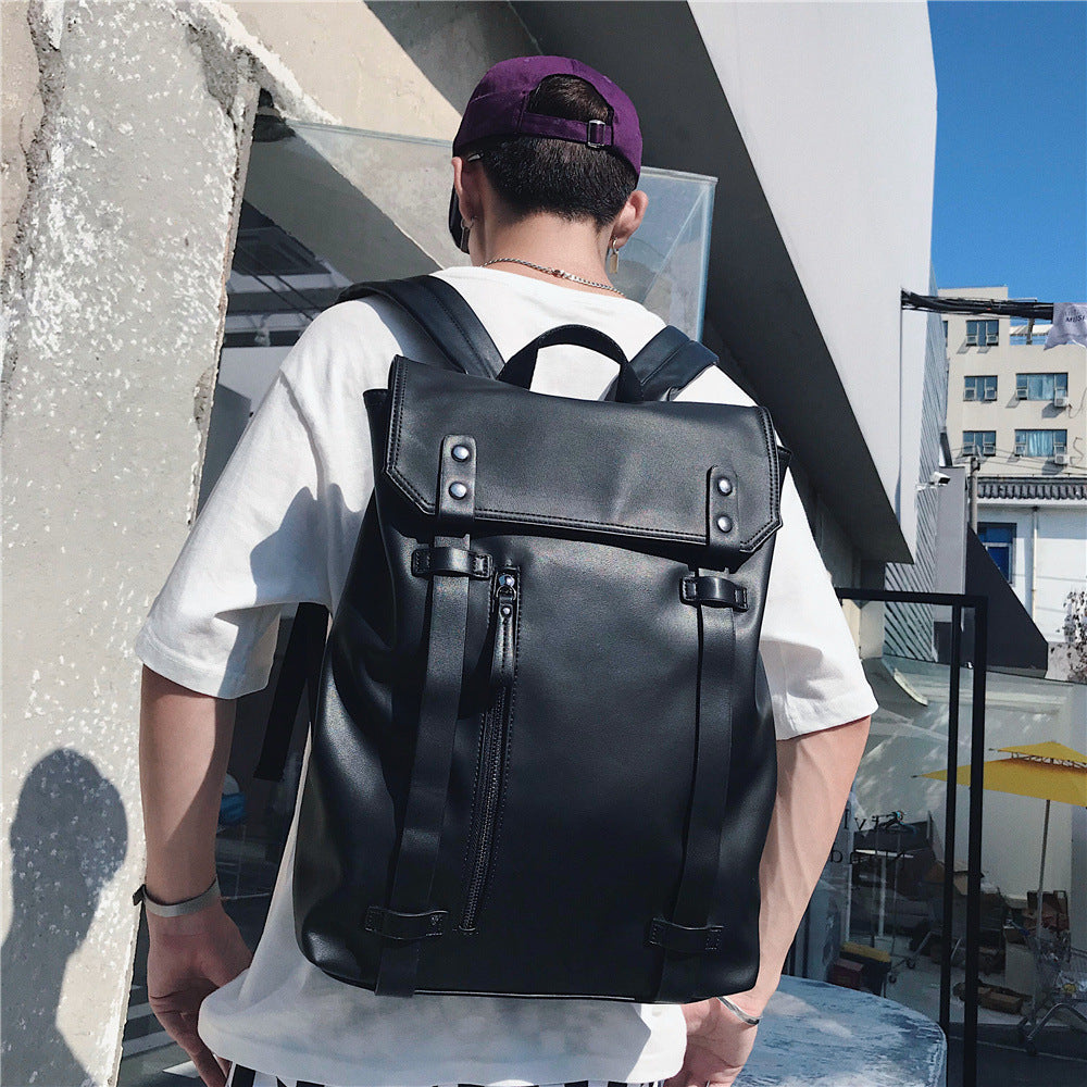 ASTON - Minimalistische leren rugzak voor een stijlvolle, moderne look
