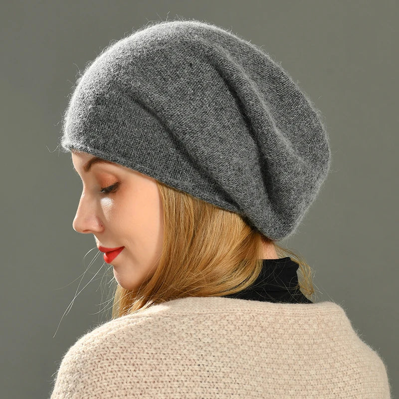 YASMINE – Gebreide dames beanie met zachte fit - Glamorix