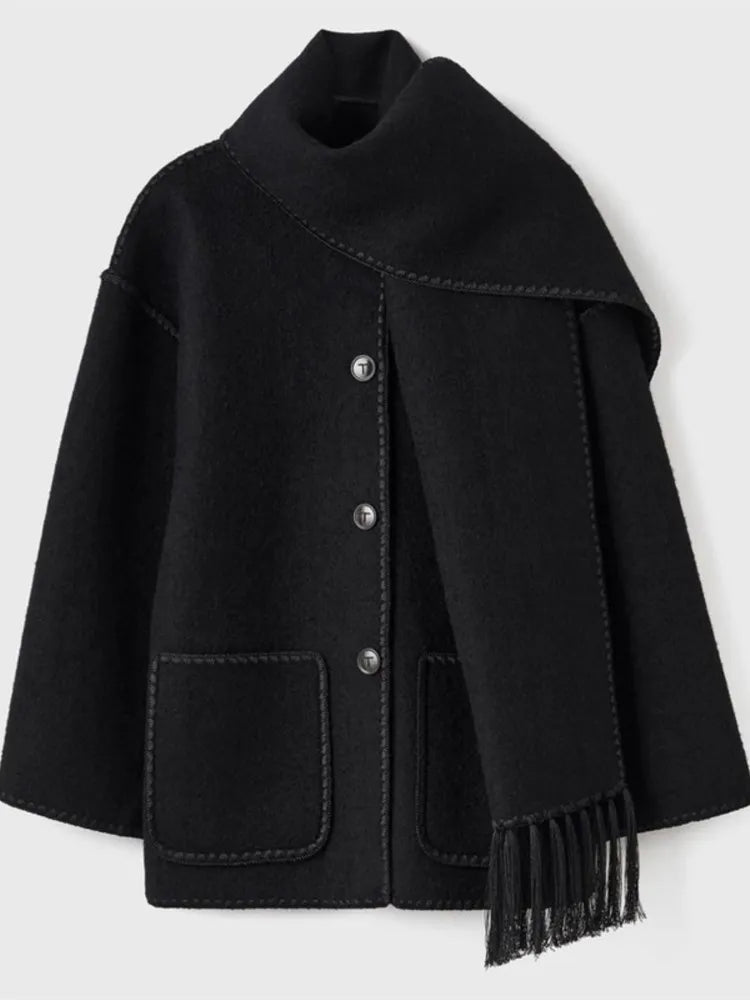 CELIA - Oversized stijlvolle warme sjaaljas voor dames